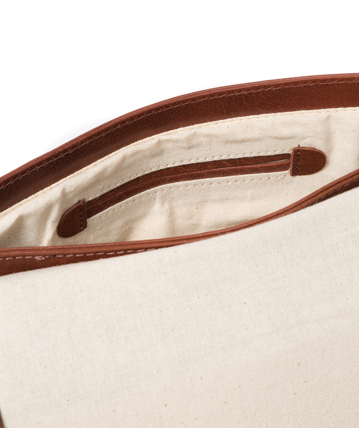 'Cherish' Conker Brown Leather Clutch Bag