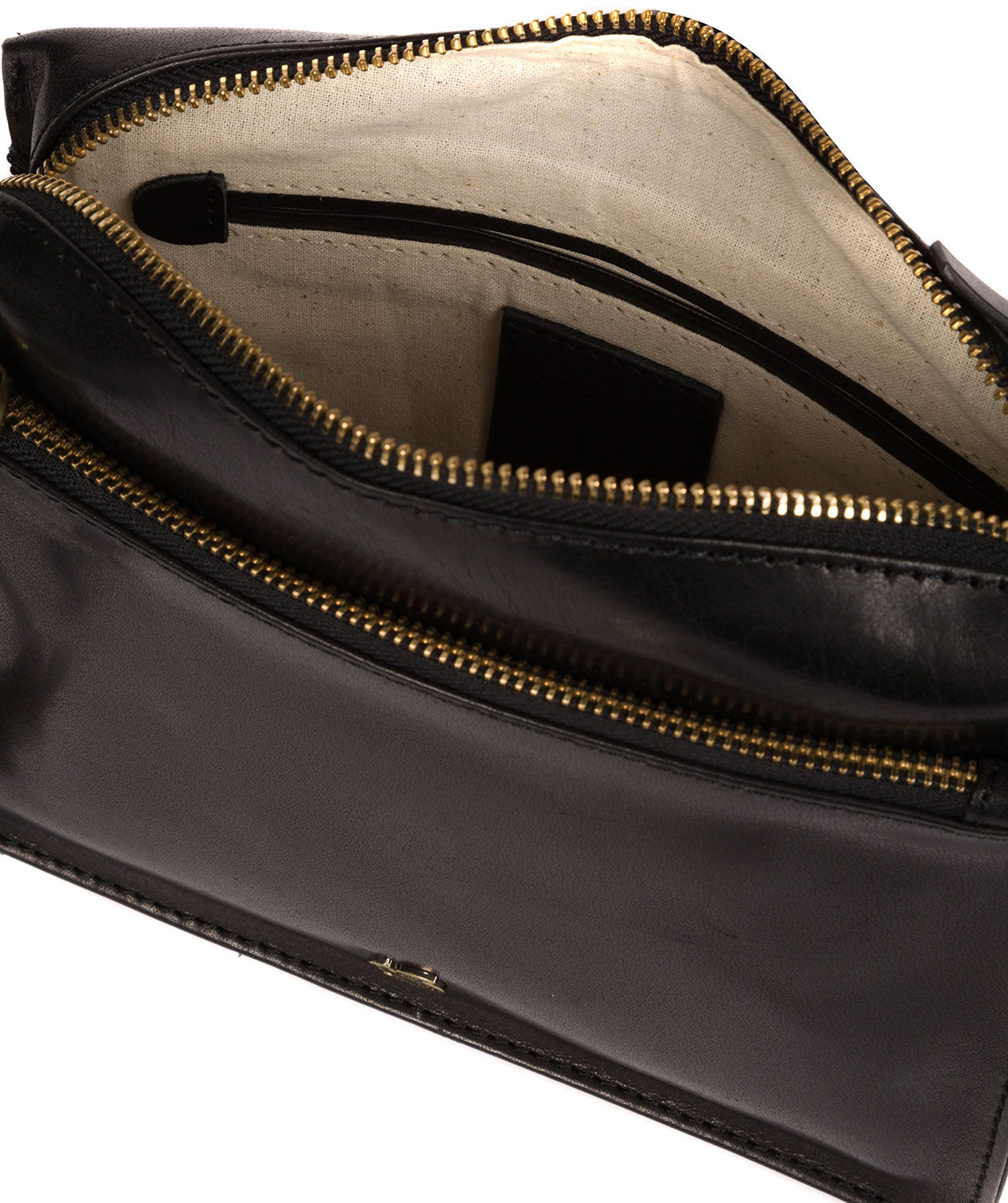 'Aurora' Black Leather Cross Body Bag