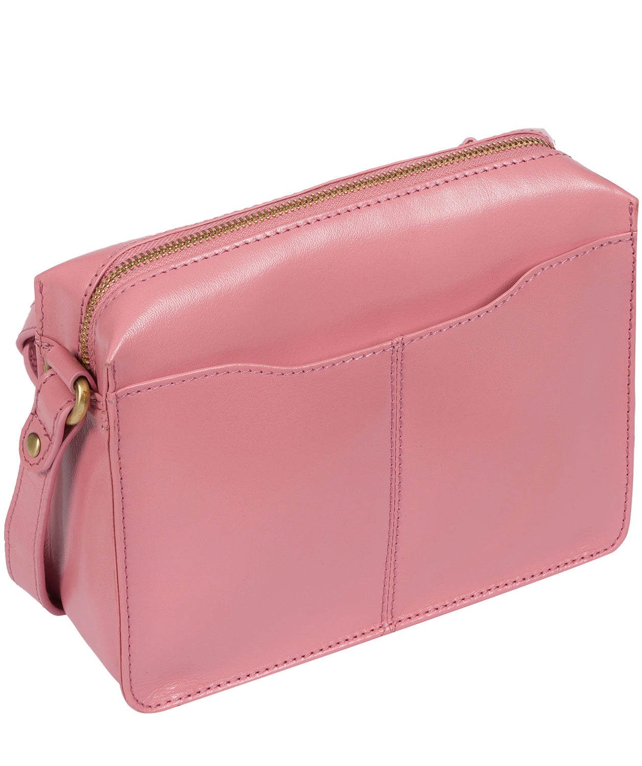 'Aurora' Blush Leather Cross Body Bag