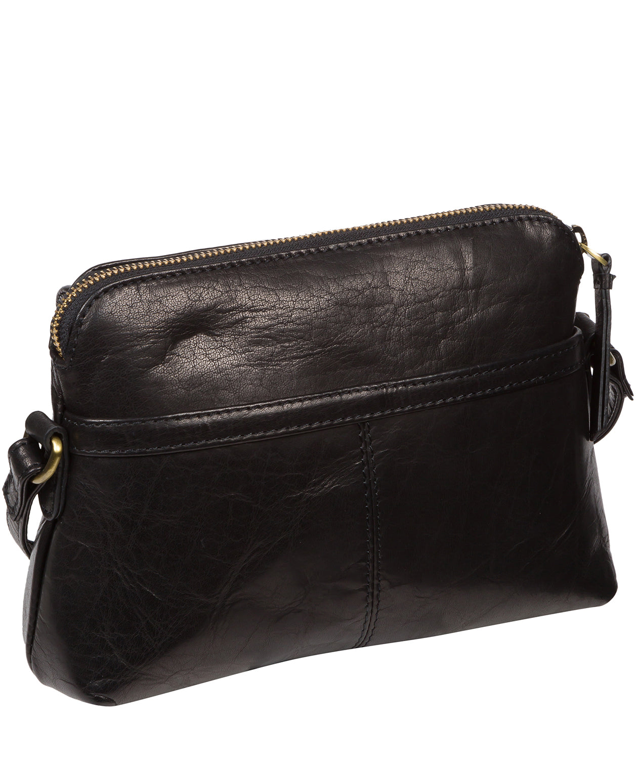 Conkca London Originals Collection #product-type#: 'Dainty' Black Leather Cross Body Bag