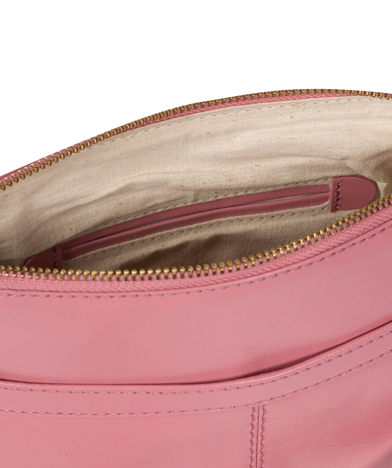 'Dainty' Blush Leather Cross Body Bag