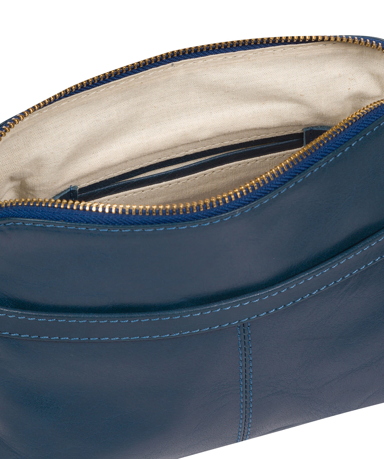 Blue Leather Crossbody Bag 'Dainty' by Conkca London – Pure Luxuries London