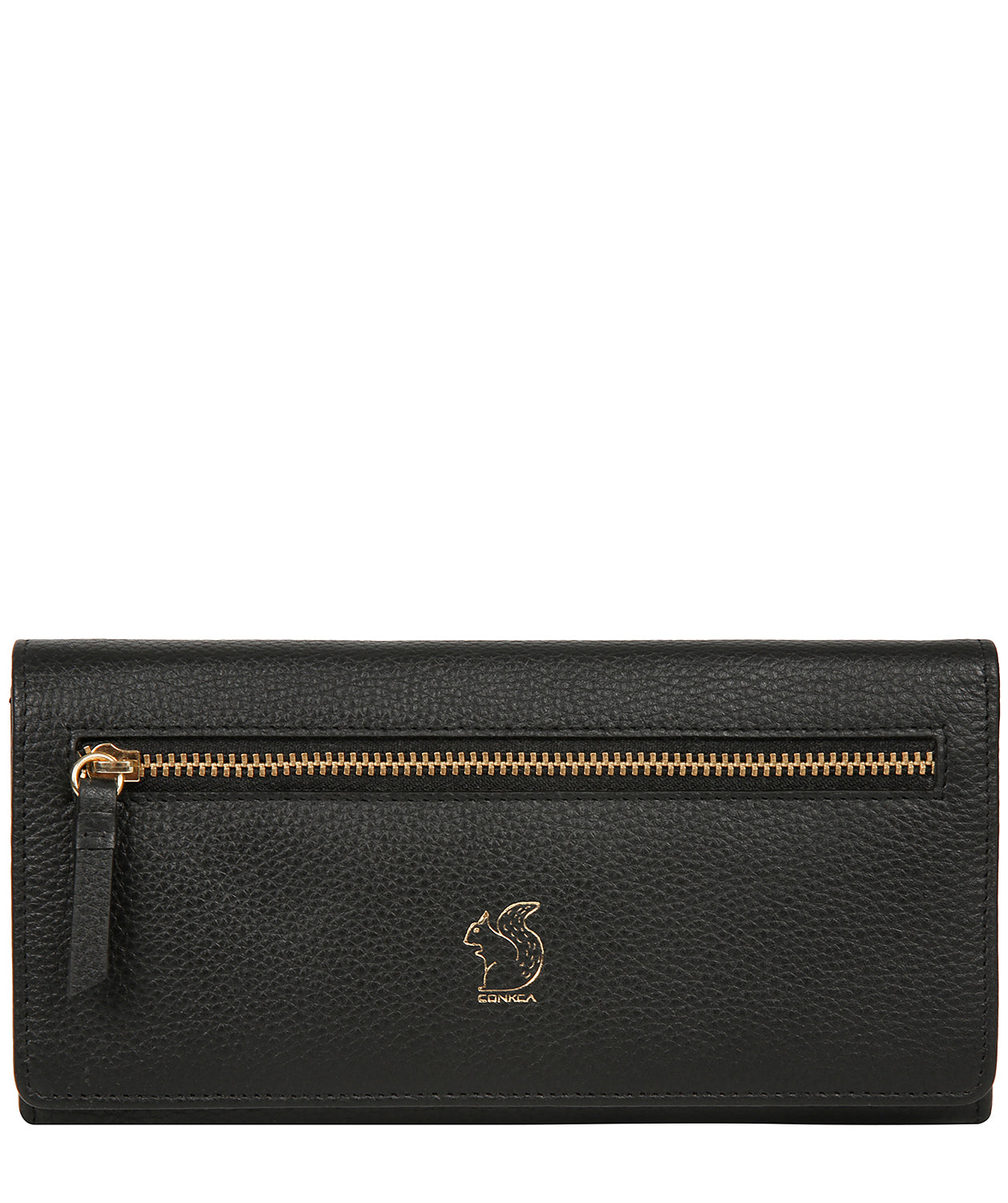 'Fenny' Black Leather Purse