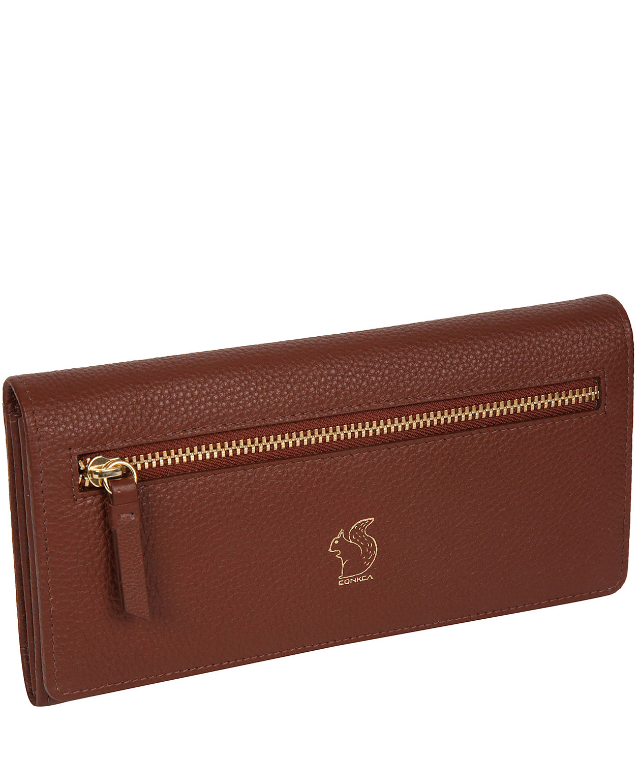 'Fenny' Chestnut Leather Purse