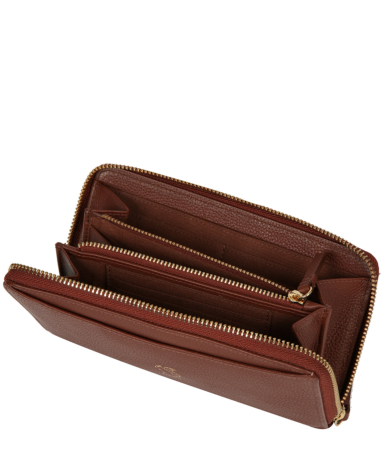 'Billie' Chestnut Leather Purse