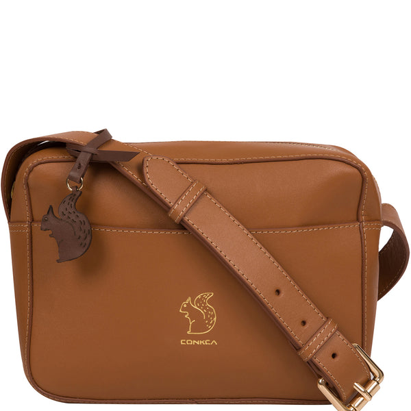 Buy Conkca Tatum Vegetable-Tanned Leather Cross-Body Bag from Next Poland