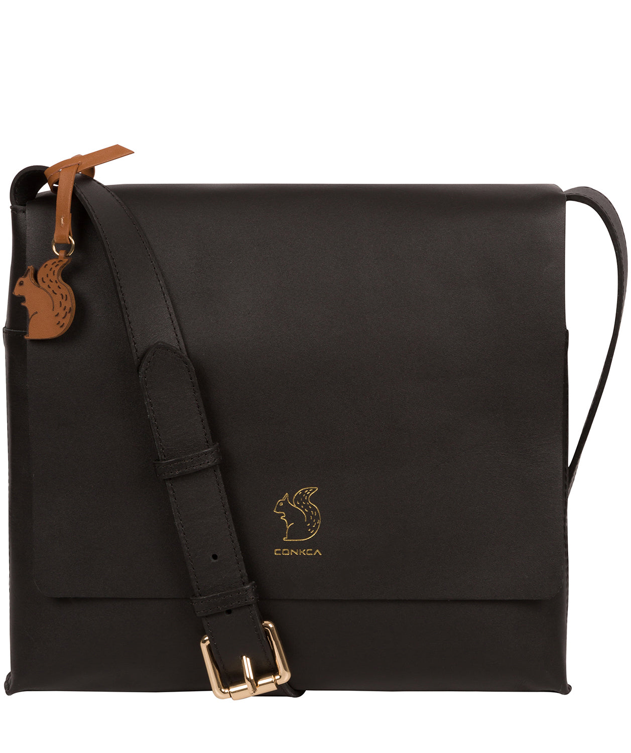 'Bale' Jet Black Vegetable-Tanned Leather Tote Bag