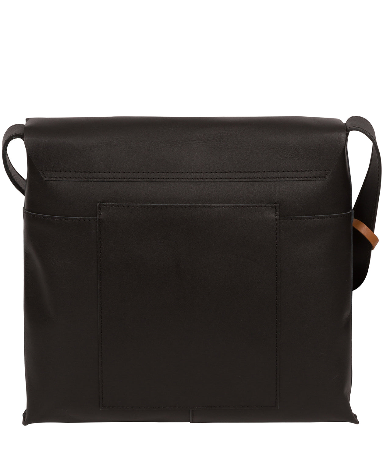 'Bale' Jet Black Vegetable-Tanned Leather Tote Bag