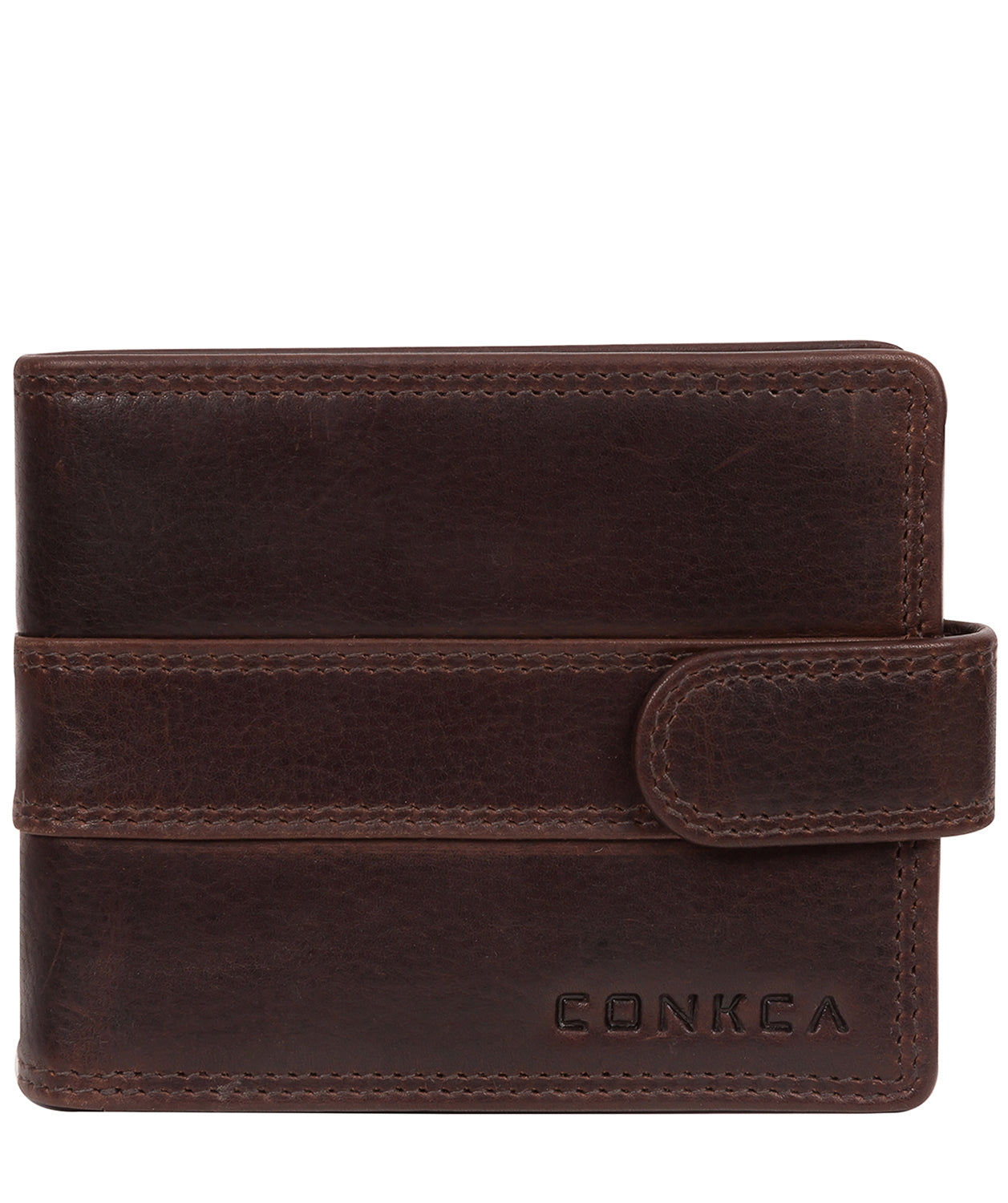 'Brigadier' Brown Leather Bi-Fold Wallet