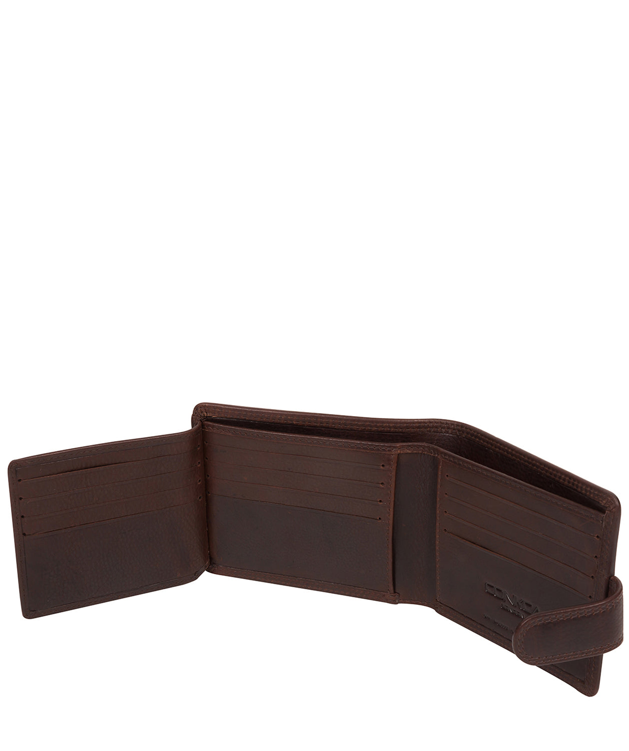 'Brigadier' Brown Leather Bi-Fold Wallet