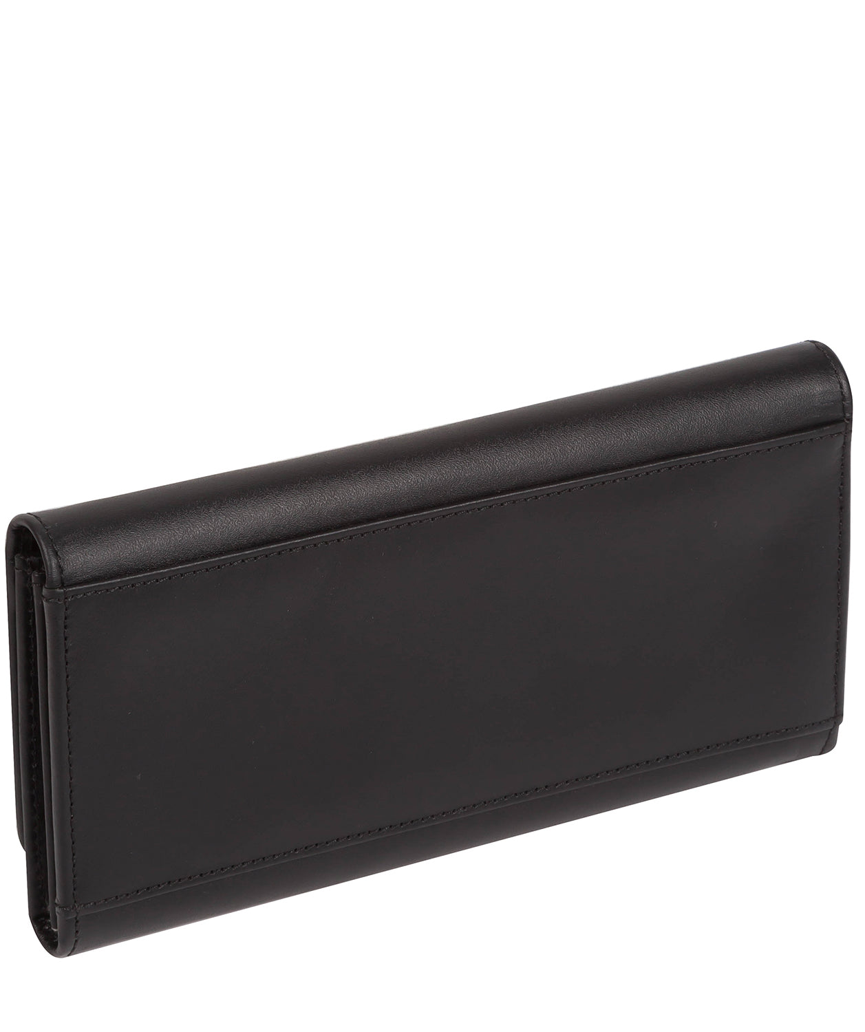 'Honey' Black Leather Bi-Fold Purse