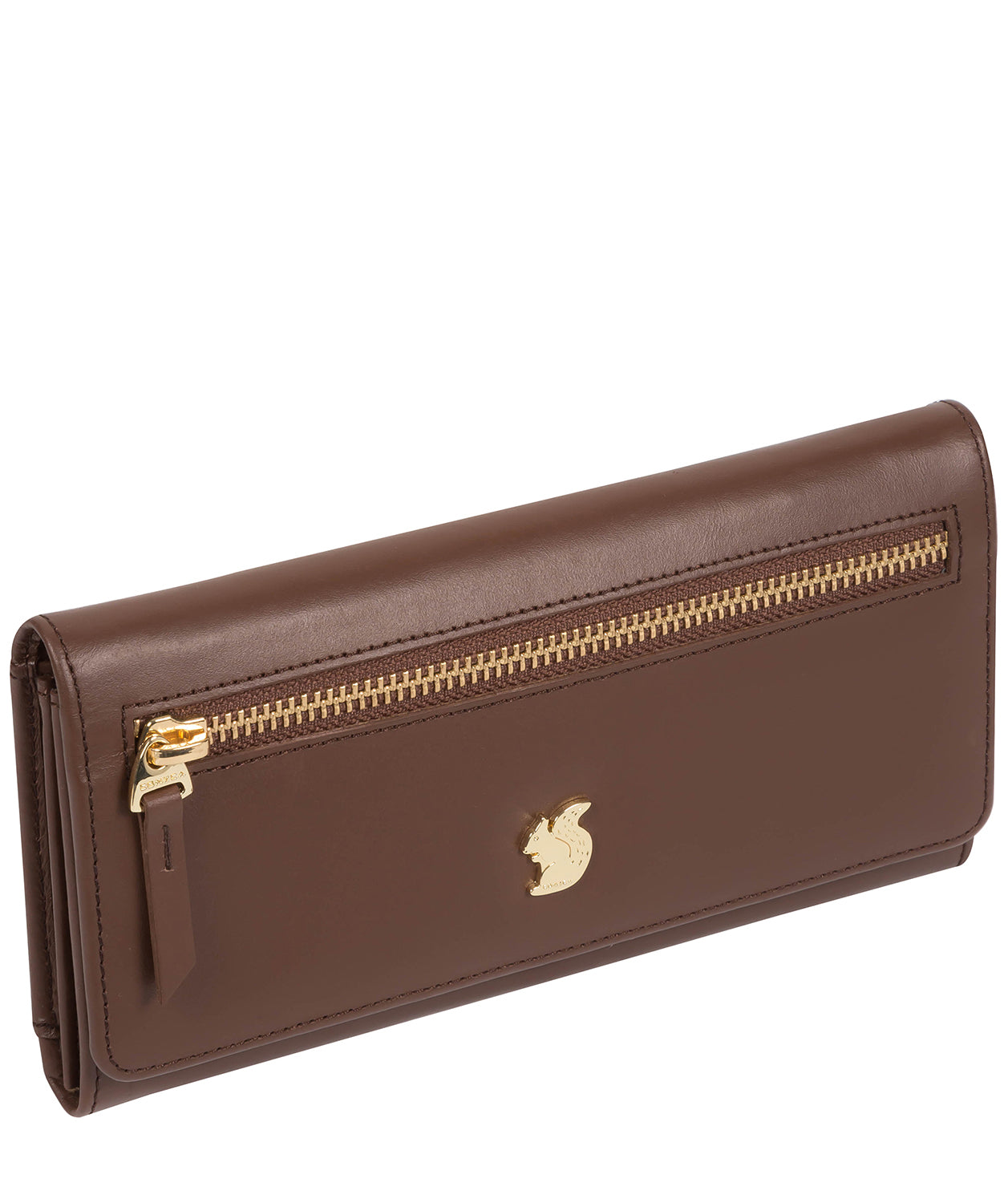 'Honey' Ombré Chestnut Leather Bi-Fold Purse