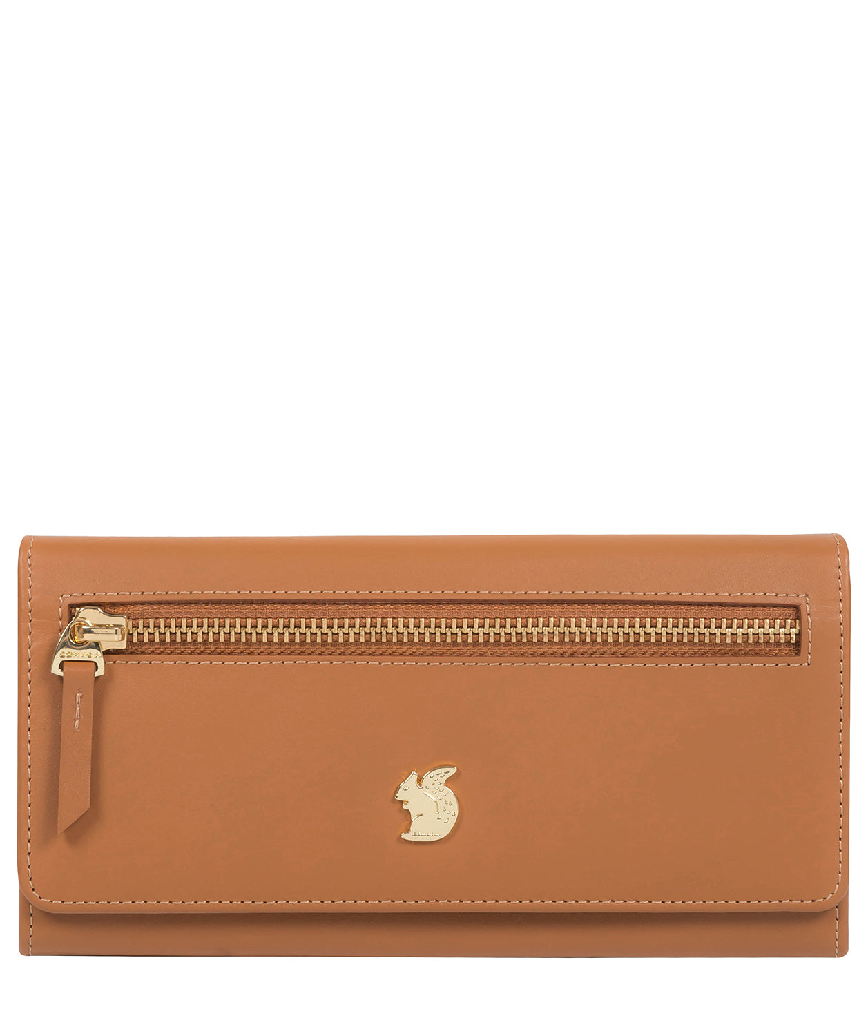 'Honey' Saddle Tan Leather Bi-Fold Purse