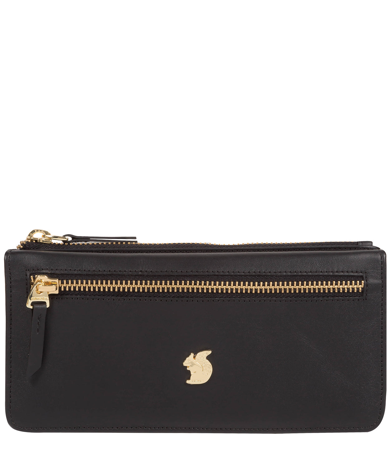 'Buttercup' Black Leather Bi-Fold Purse