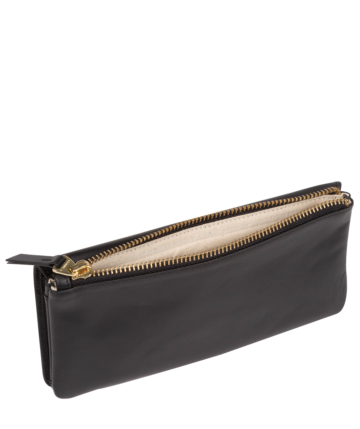 'Buttercup' Black Leather Bi-Fold Purse