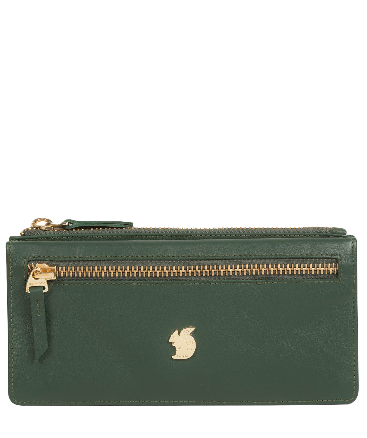 'Buttercup' Evergreen Leather Bi-Fold Purse