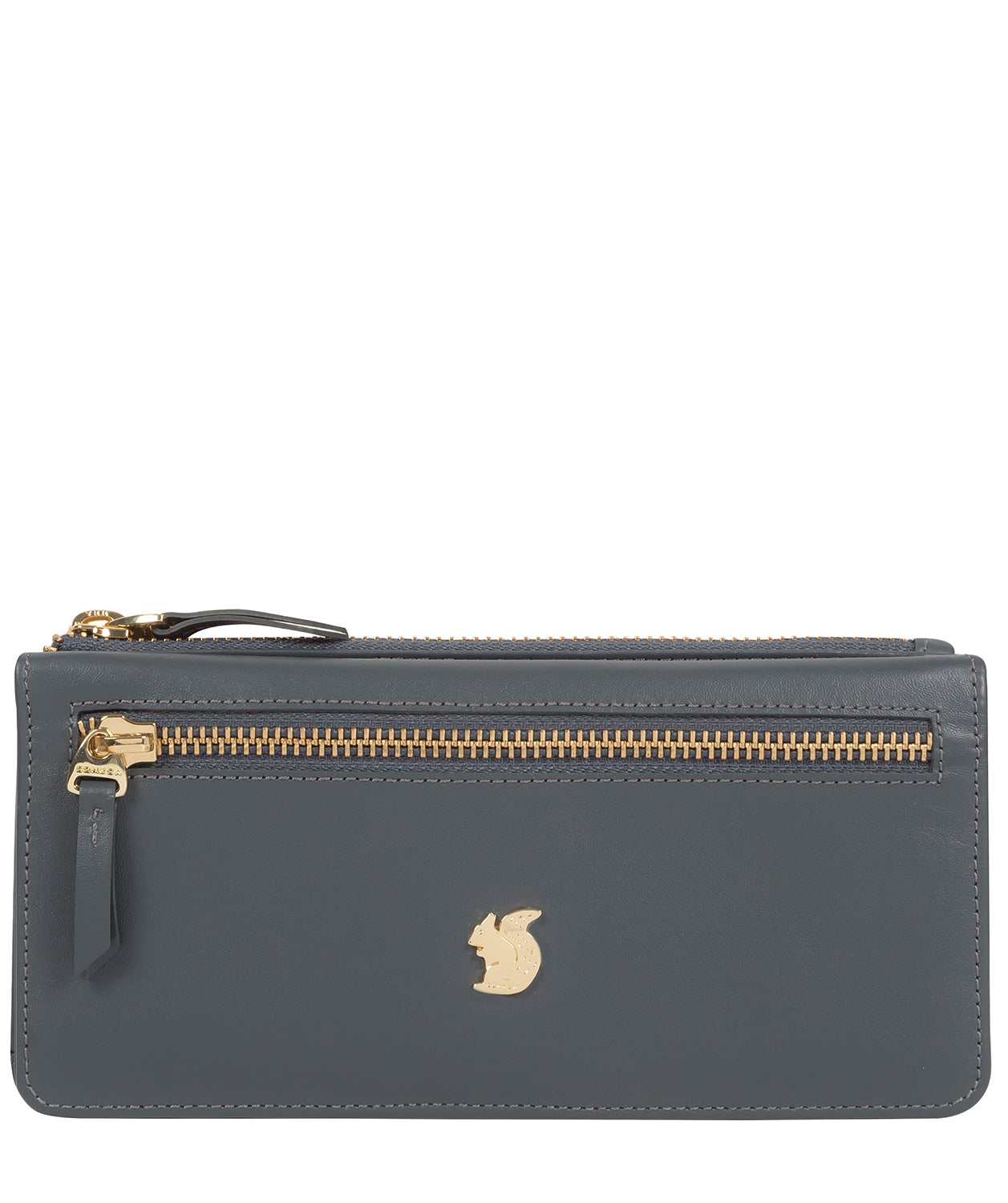 'Buttercup' Smoky Blue Leather Bi-Fold Purse