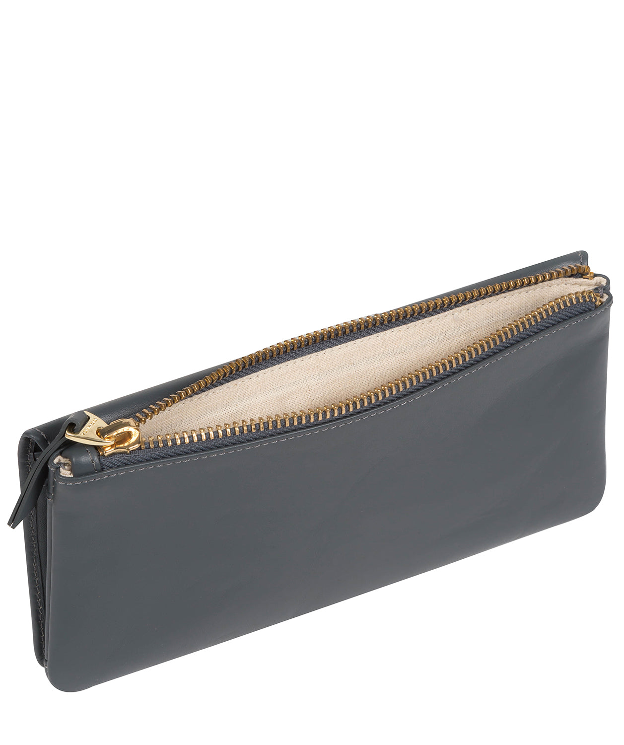 'Buttercup' Smoky Blue Leather Bi-Fold Purse