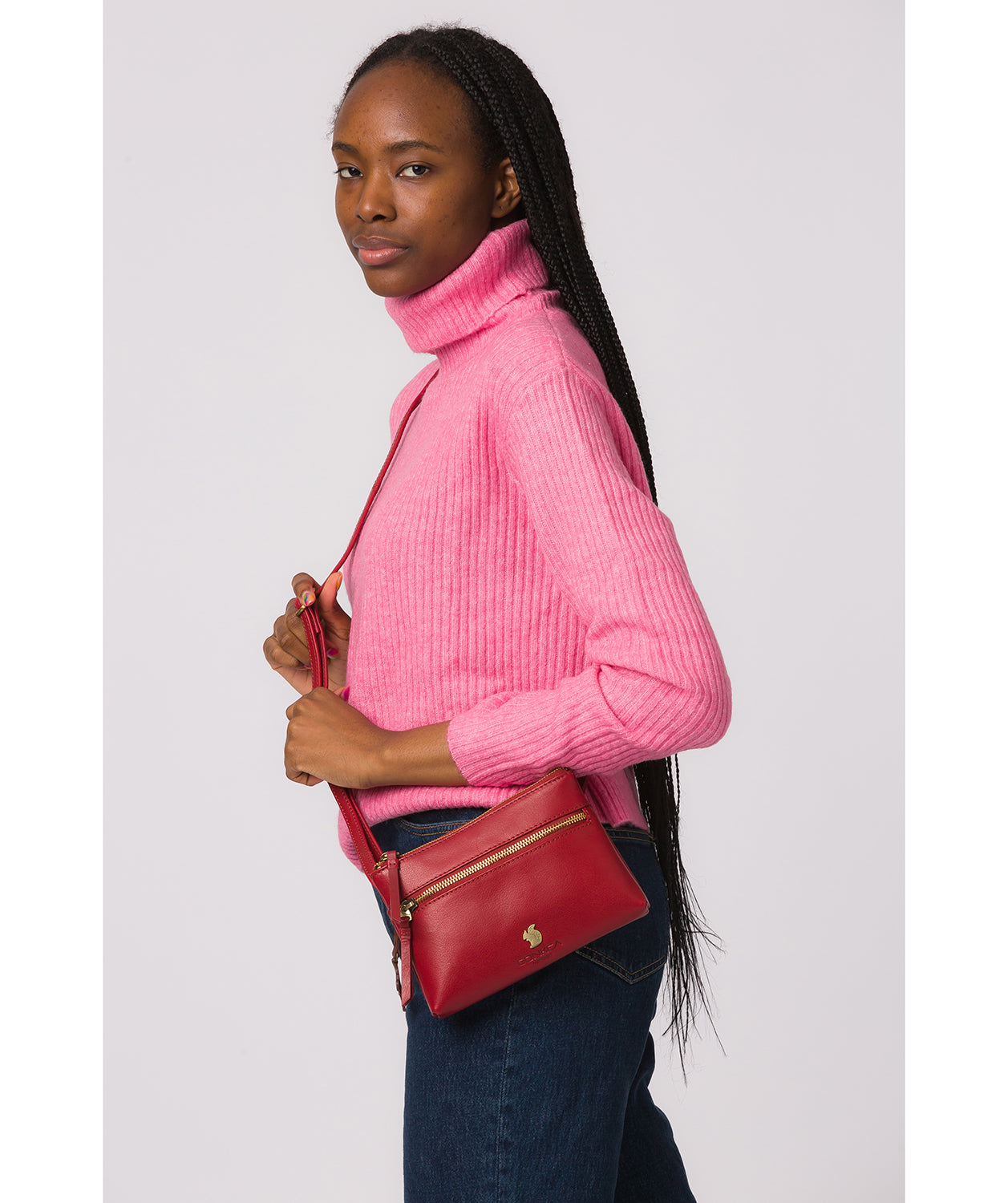 'Sweetie' Chilli Pepper Leather Cross Body Bag