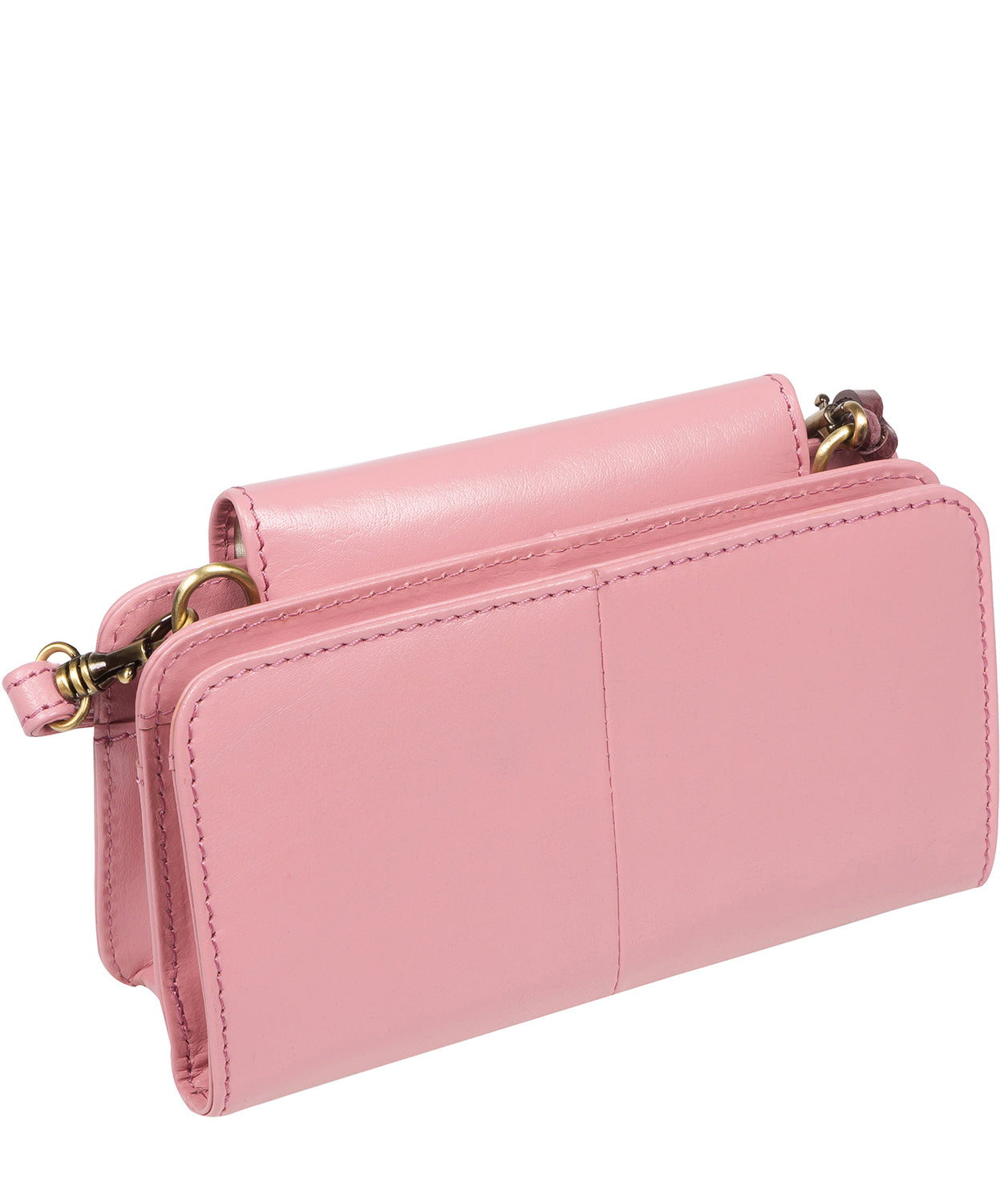 'Little Wonder' Blush Leather Cross Body Clutch Bag