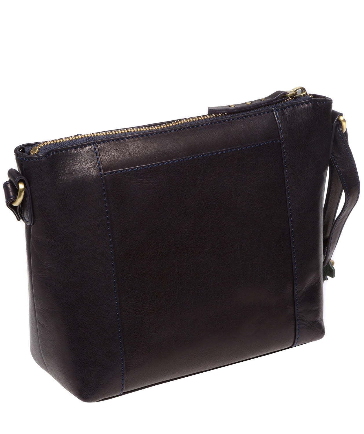 'Pip' Navy Leather Cross Body Bag