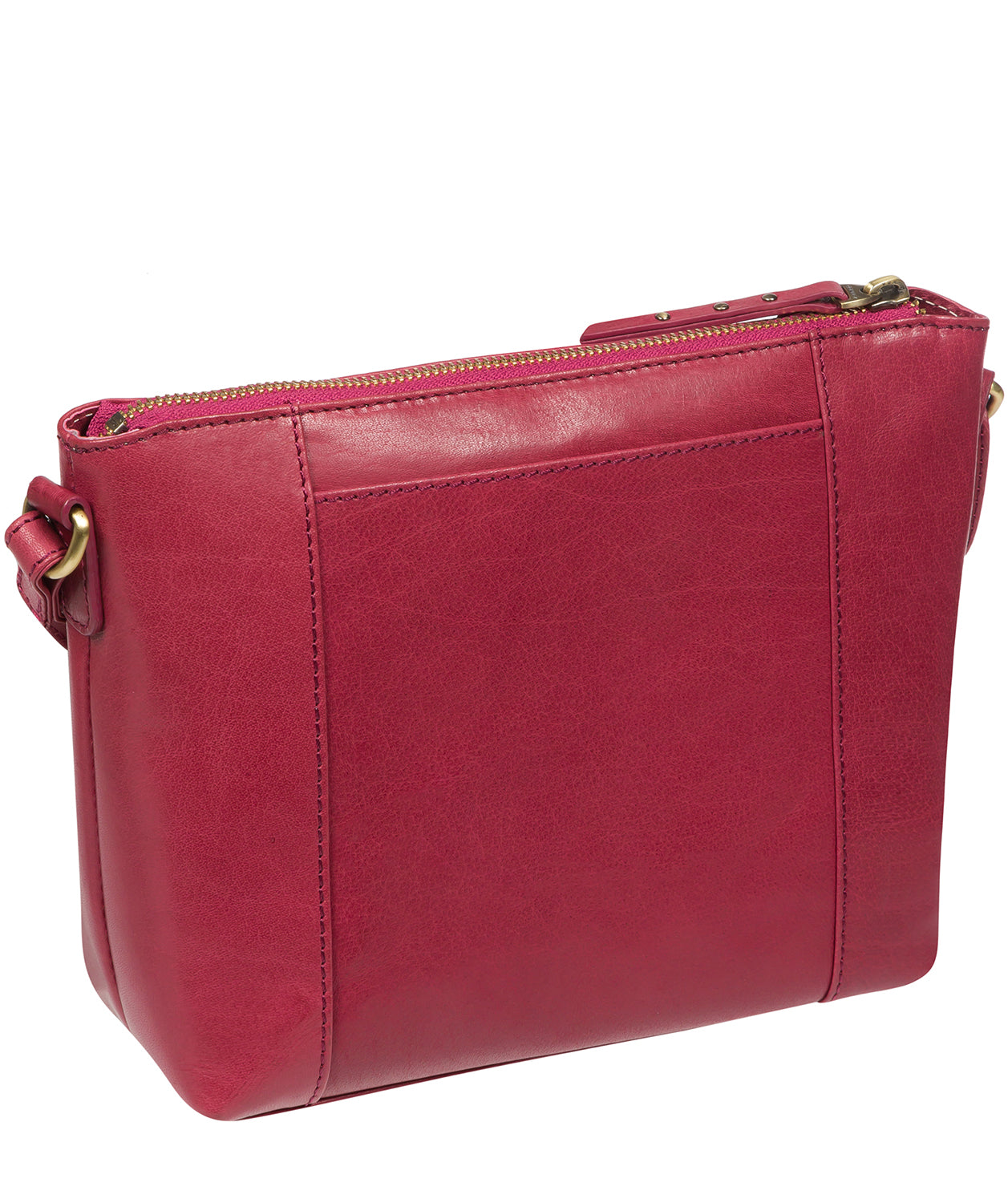 'Pip' Orchid Leather Cross Body Bag