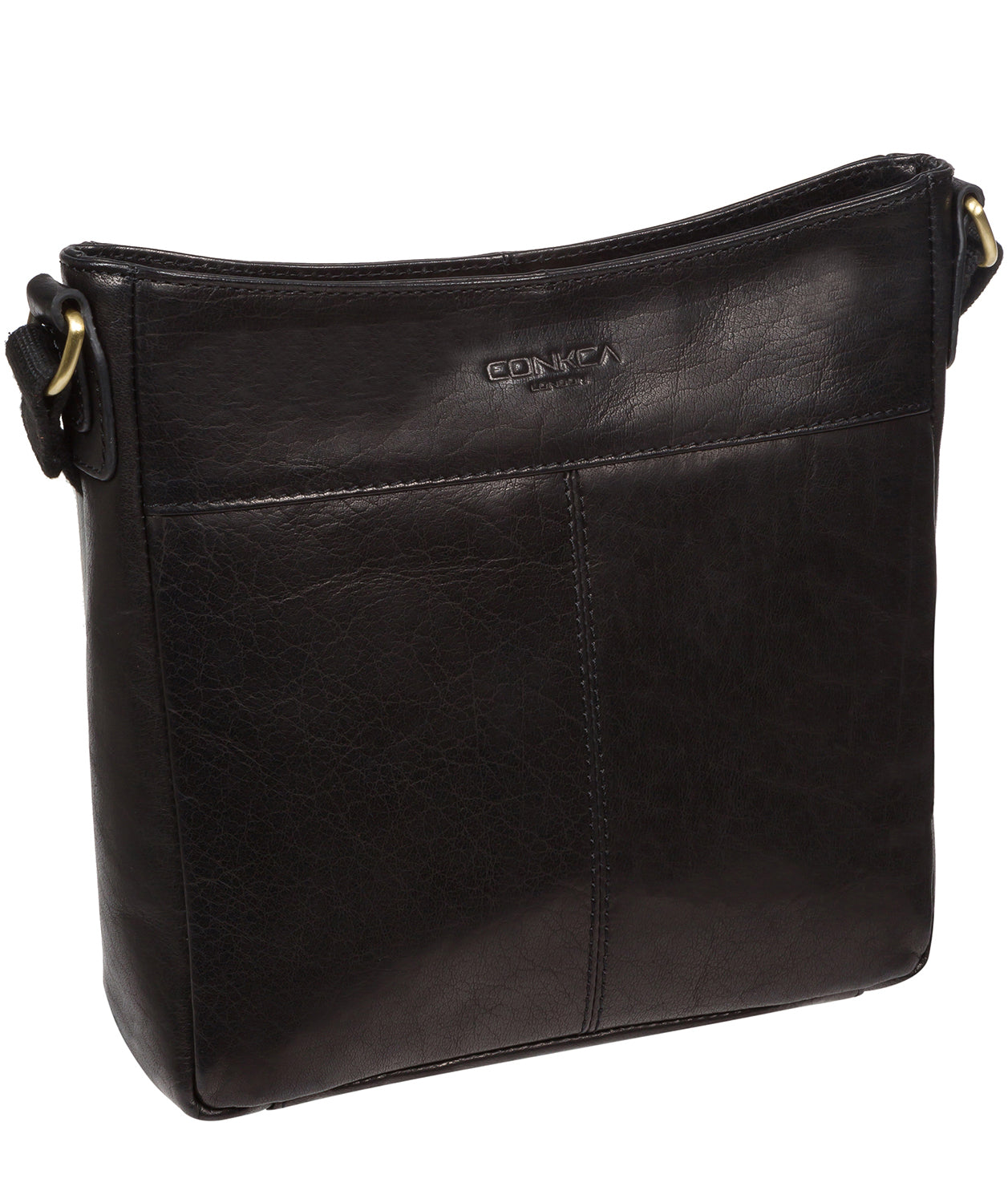 'Baby Bon' Black Leather Cross Body Bag