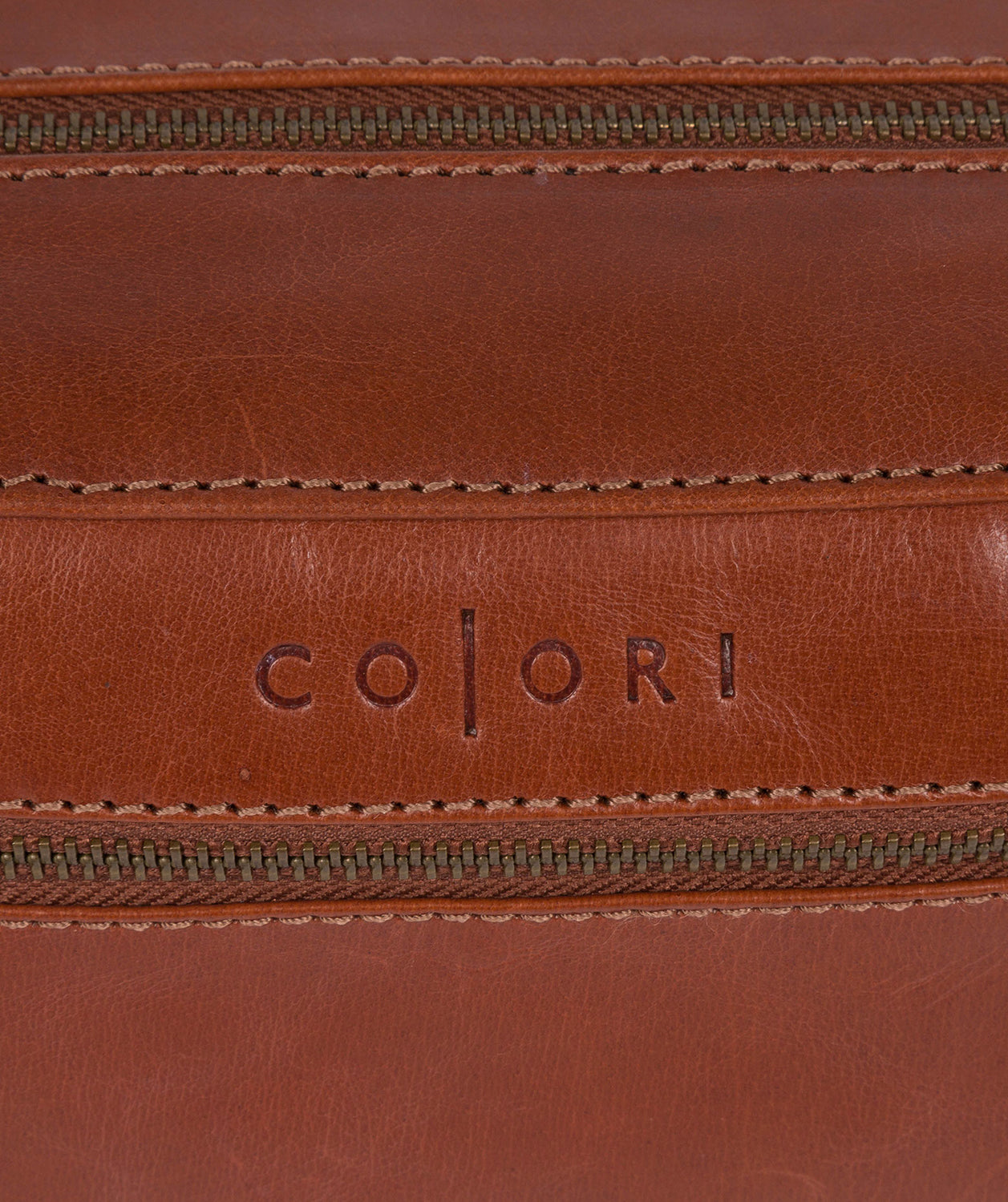 'Como' Italian Inspired Chestnut Leather Washbag Pure Luxuries London