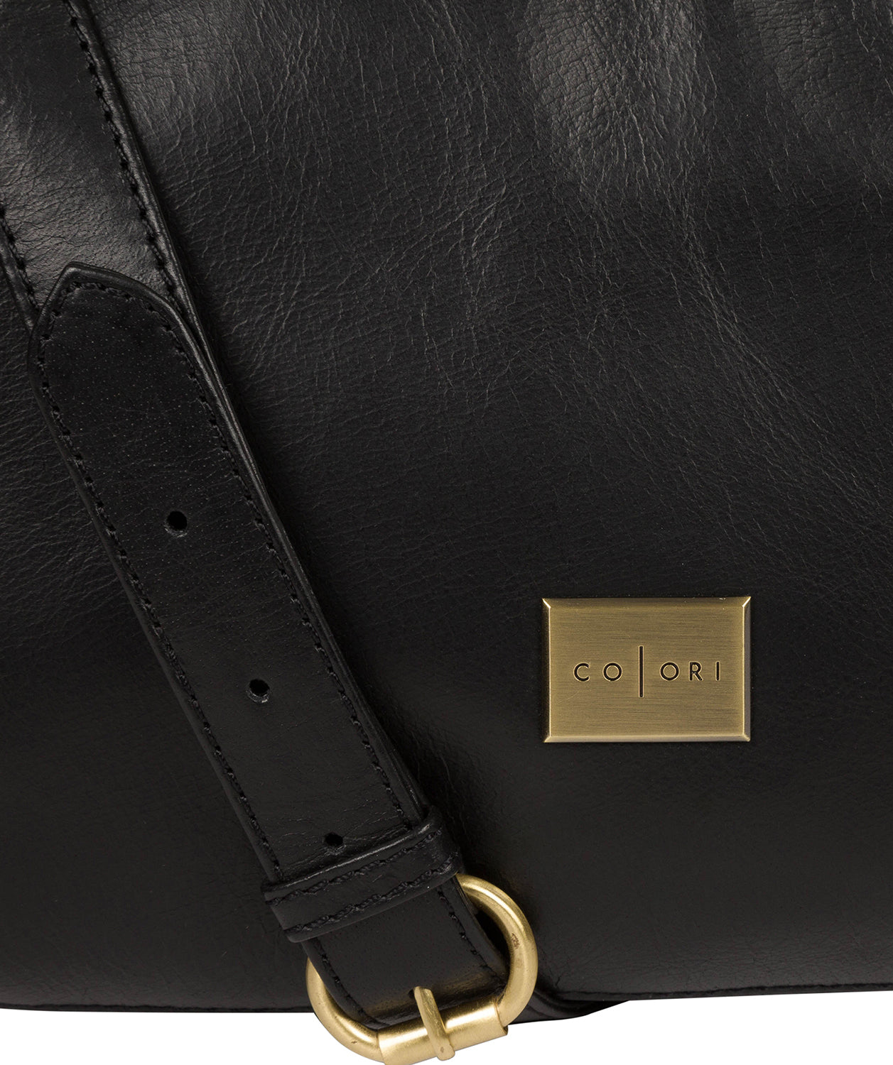 'Enna' Italian-Inspired Black Leather Bag image 6