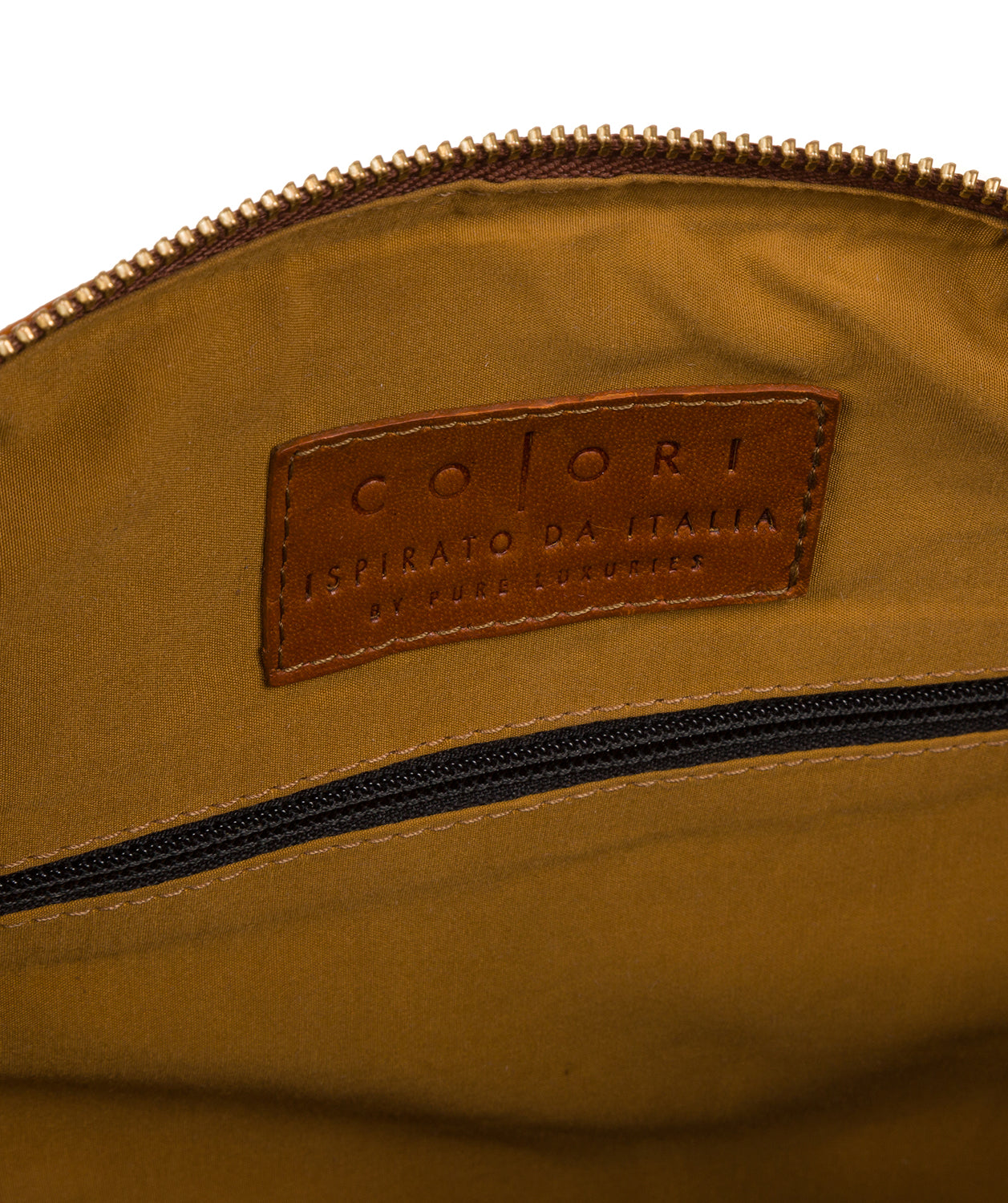 'Arona' Italian Tan Leather Handbag