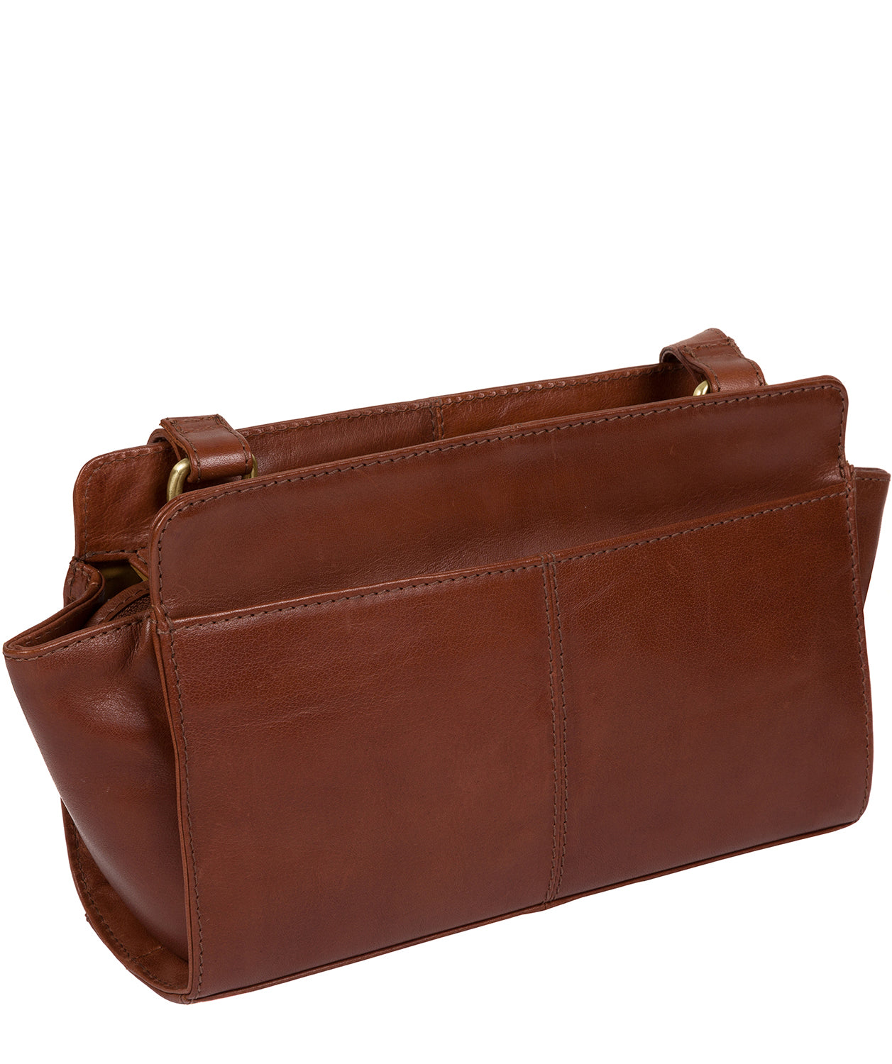 'Valentina' Italian-Inspired Chestnut Cross Body Bag