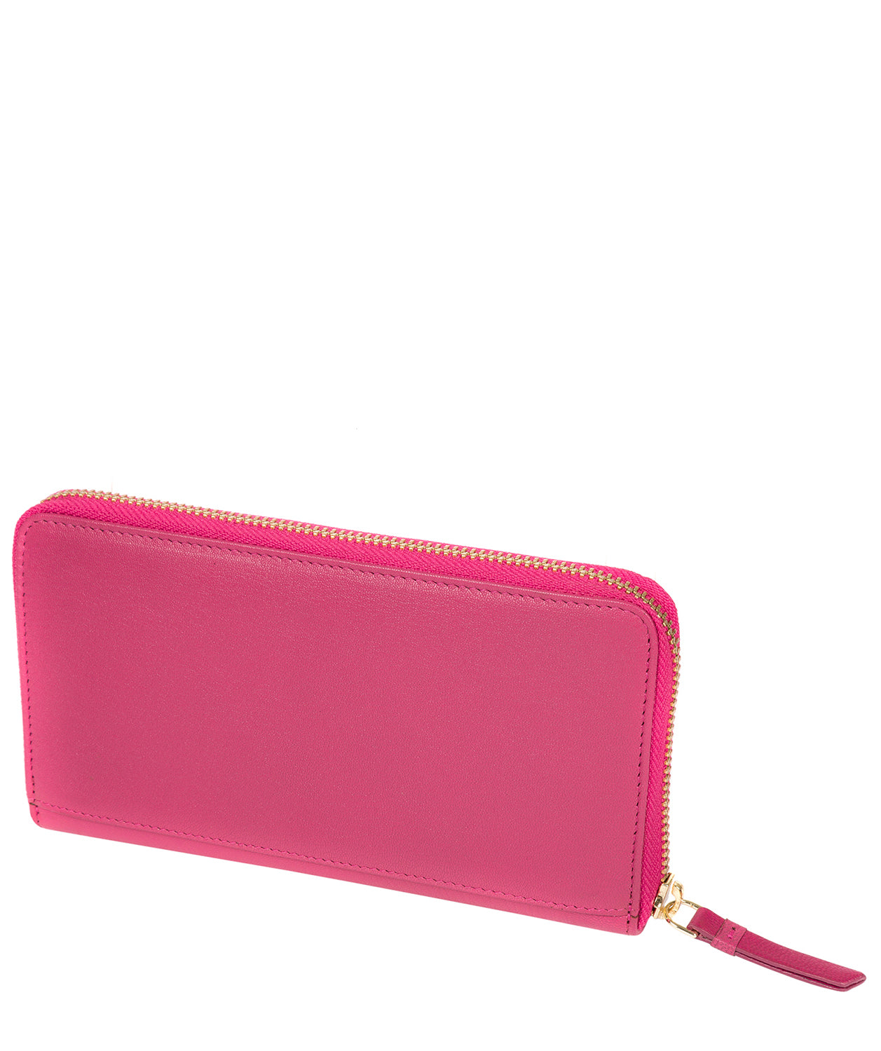 'Banbury' Fuchsia Leather Zip-Round Purse image 3