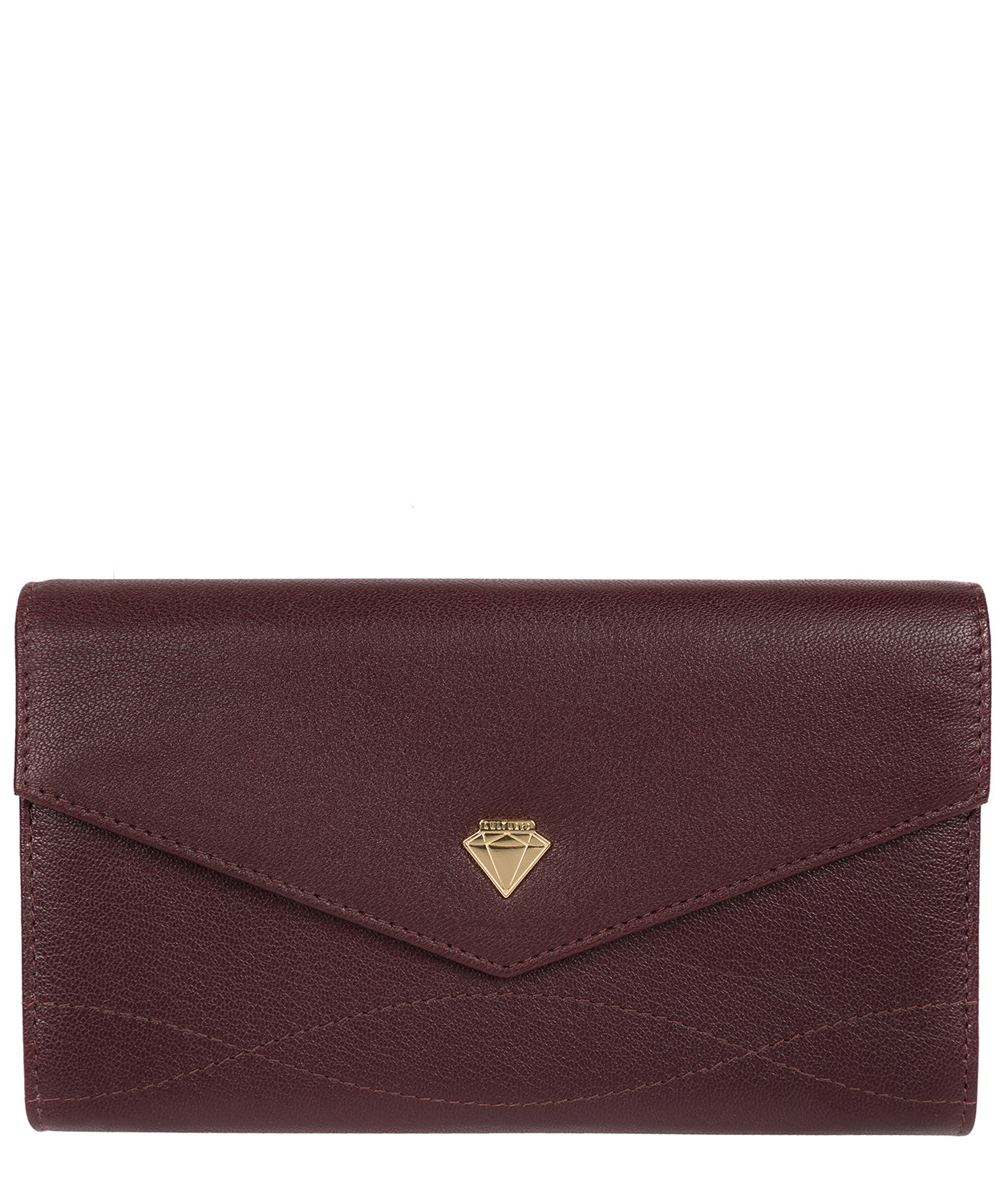 'Keston' Beetroot Leather Purse image 1