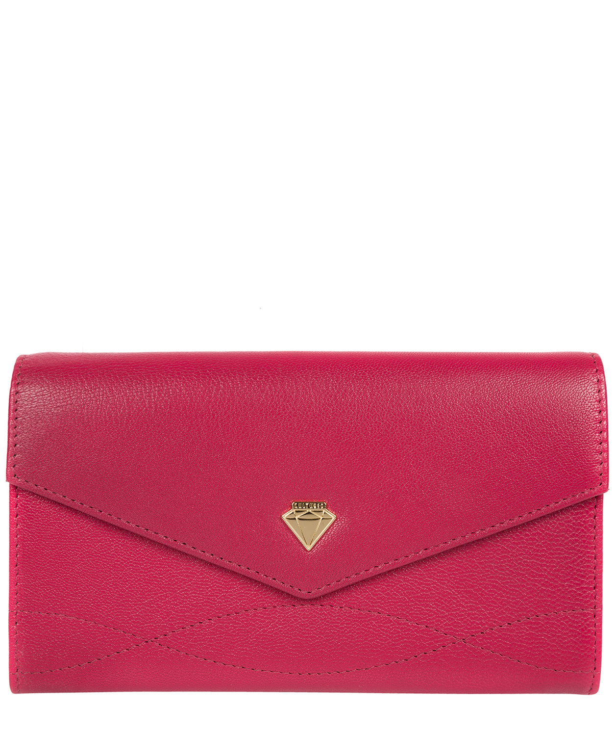 'Keston' Geranium Leather Purse image 1