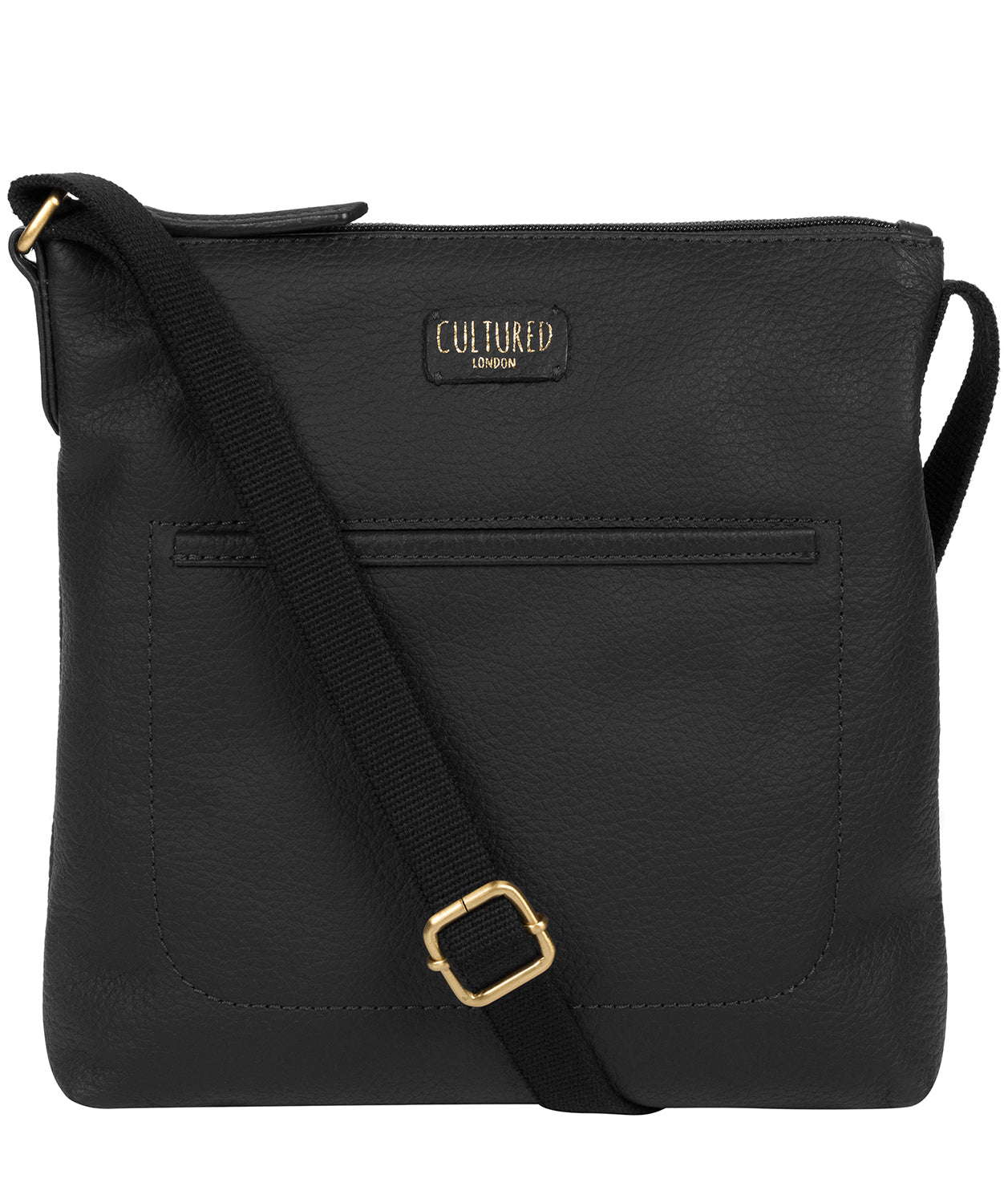 'Dalida' Black Leather Small Cross Body Bag image 1