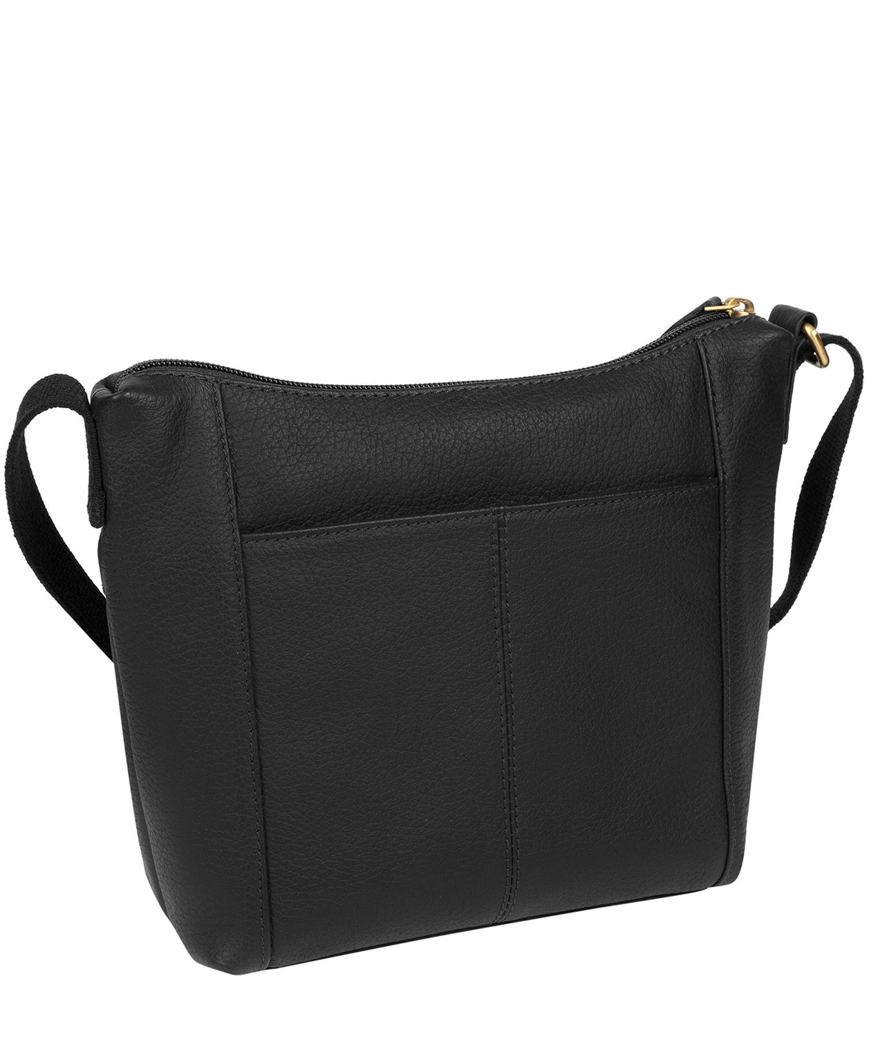 'Amel' Black Leather Small Cross Body Bag image 3