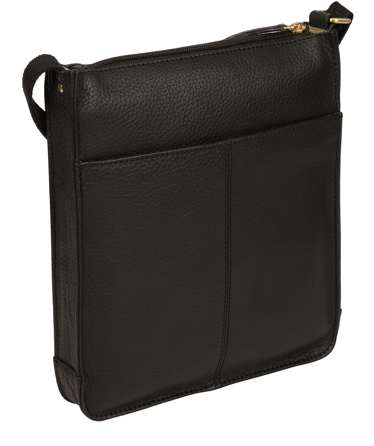 'Beth' Black Leather Cross Body Bag image 3