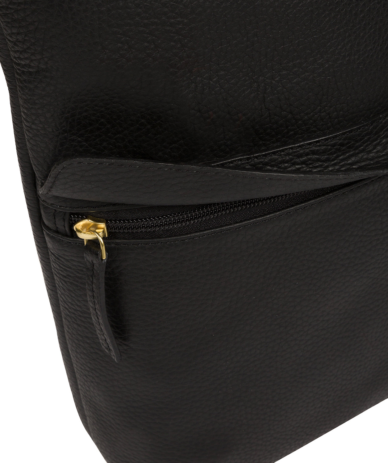 'Josie' Black Leather Backpack image 6