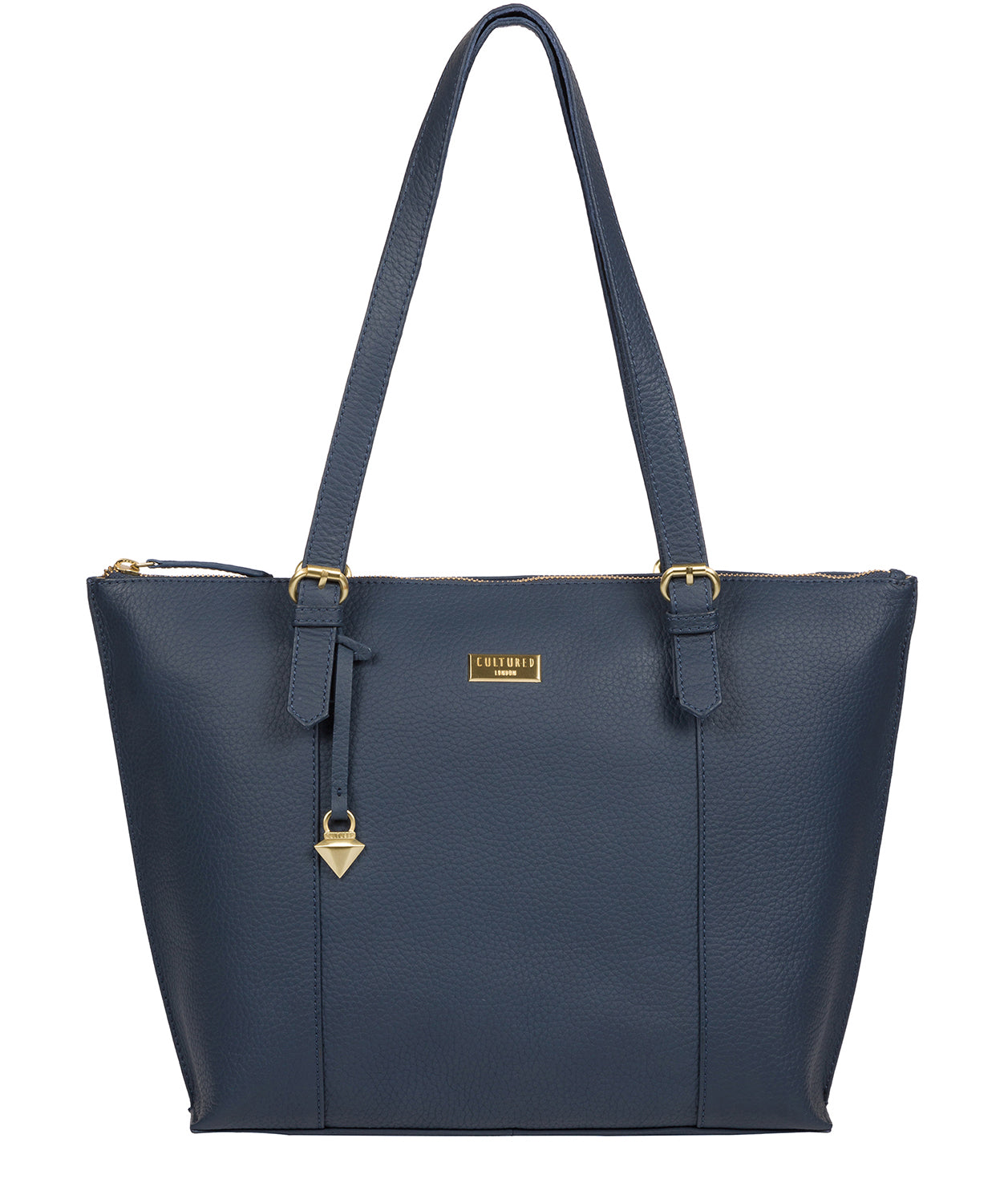 'Pippa' Denim Leather Tote Bag image 1