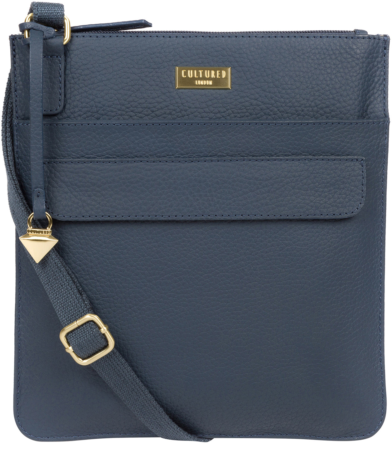 'Joan' Denim Leather Cross Body Bag Pure Luxuries London