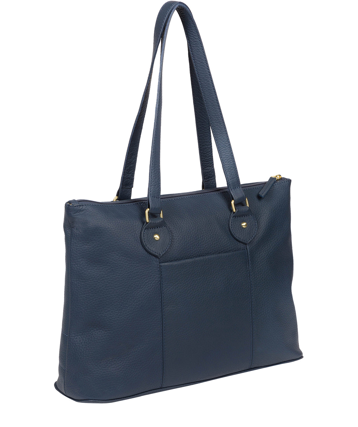 'Idelle' Denim Leather Tote Bag image 3