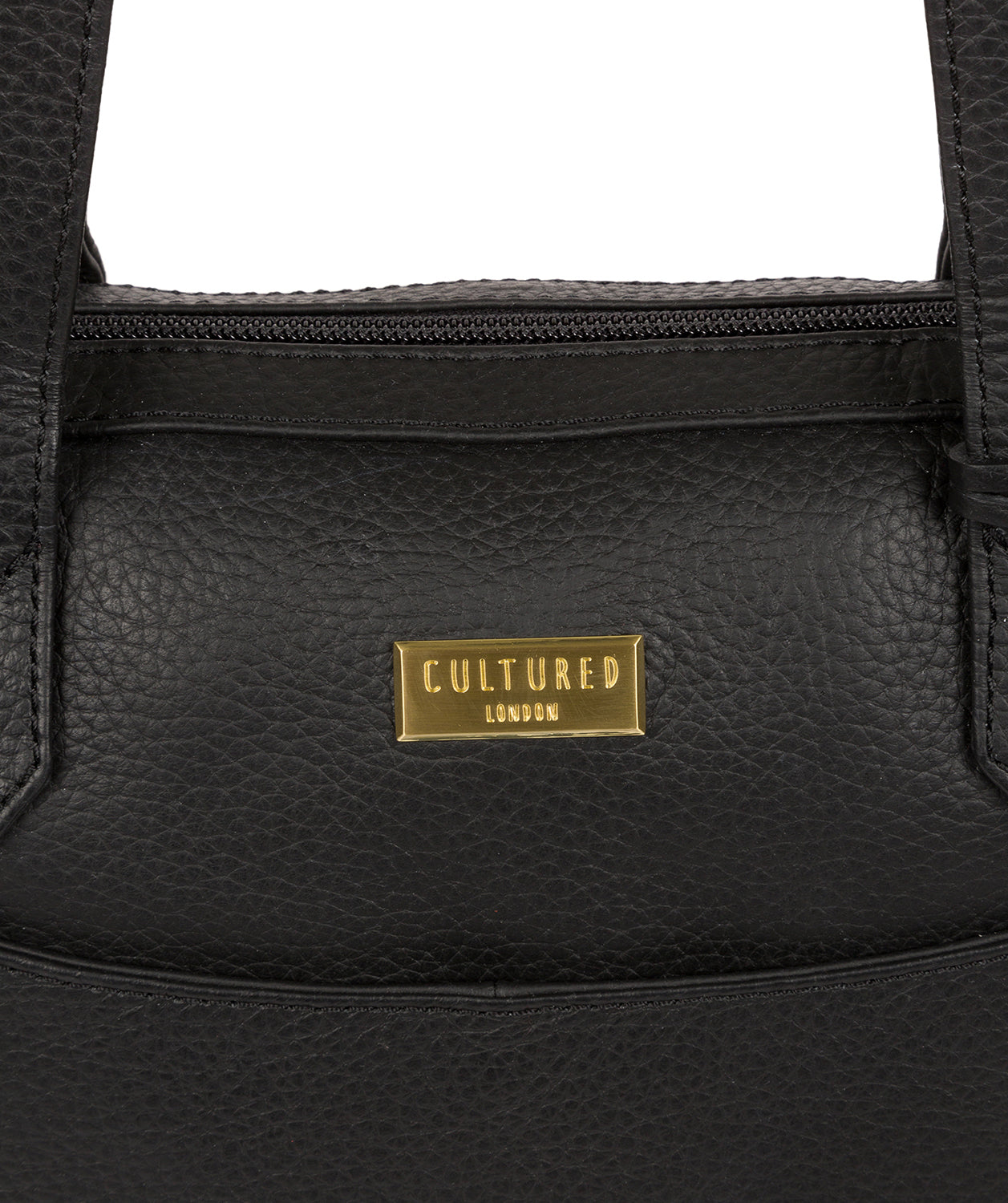 'Oriana' Black Leather Tote Bag Pure Luxuries London