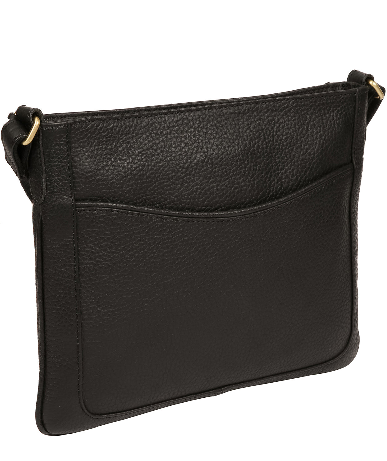 'Mireya' Black Leather Cross Body Bag image 3