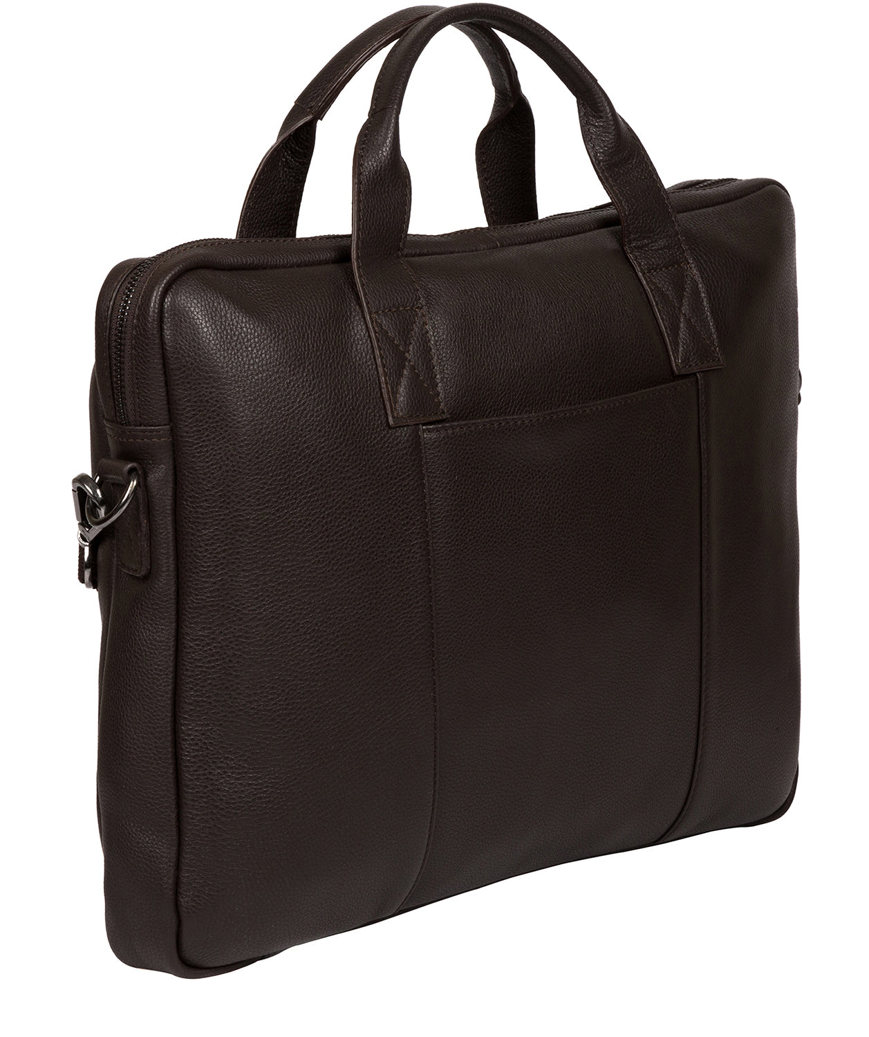 'Alex' Brown Leather Workbag Pure Luxuries London