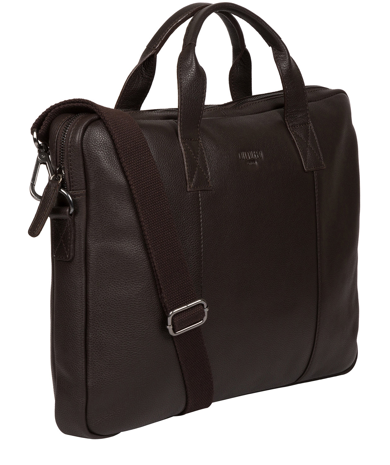 'Alex' Brown Leather Workbag Pure Luxuries London