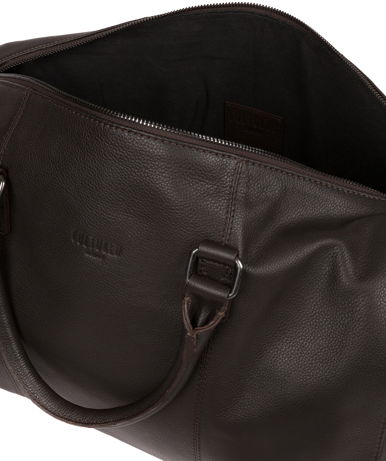 'Weekender' Dark Brown Leather Holdall Pure Luxuries London