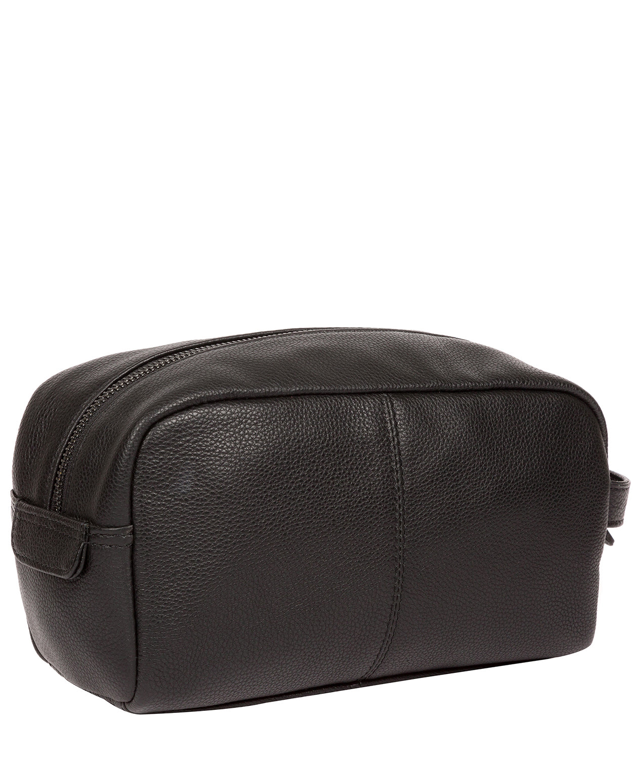 'Sail' Black Leather Washbag image 3