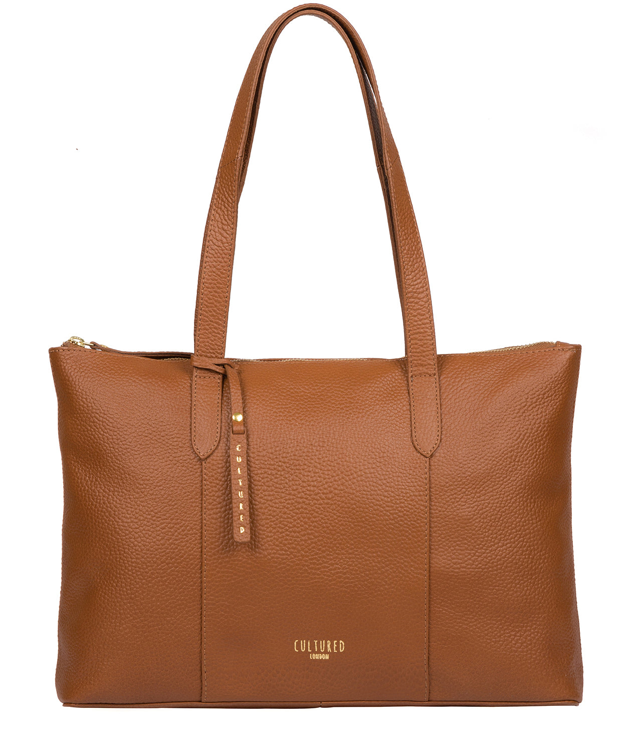 'Ombra' Tan Leather Tote Bag Pure Luxuries London