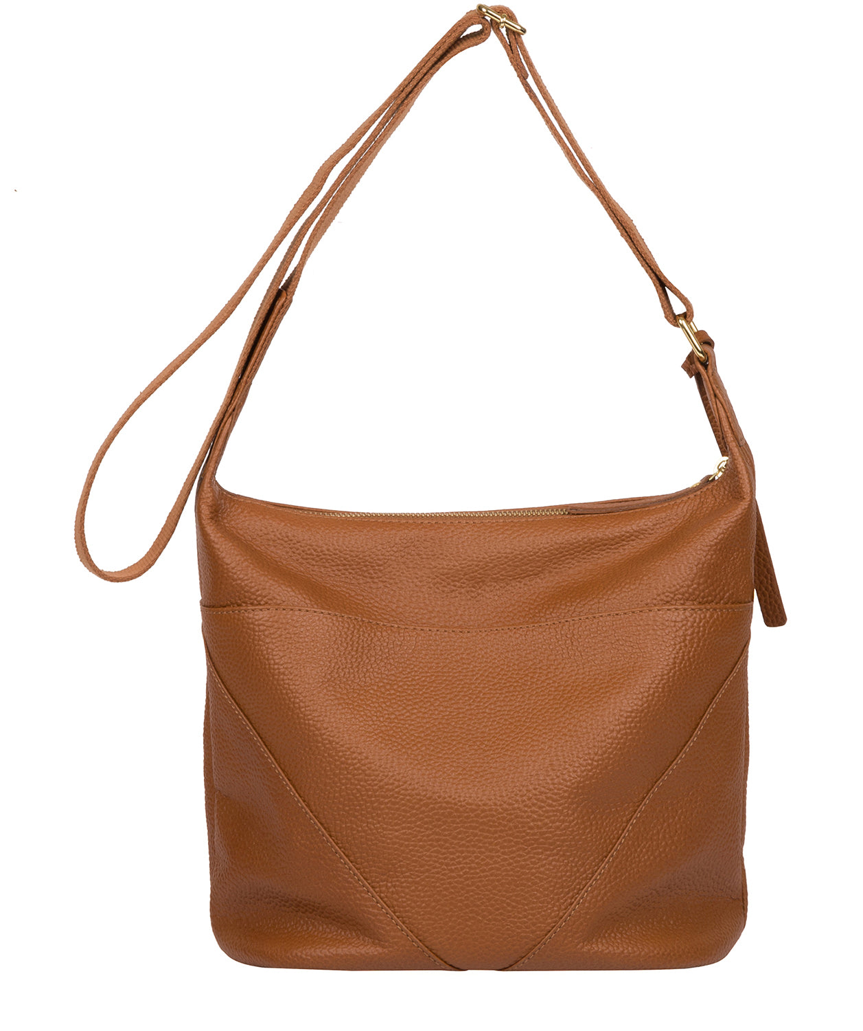 'Olsen' Tan Leather Shoulder Bag image 3