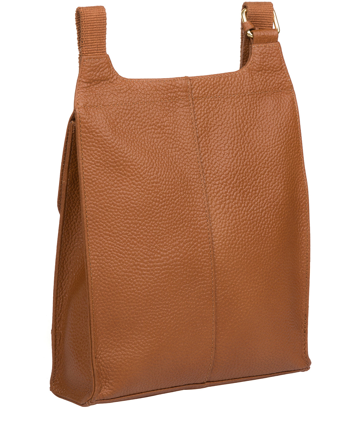 'Karina' Tan Leather Cross Body Bag image 3